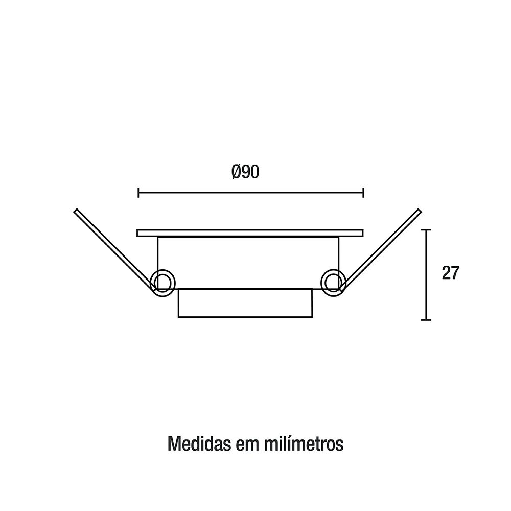 Spot de Embutir Redondo 6W Led 6500K Blumenau