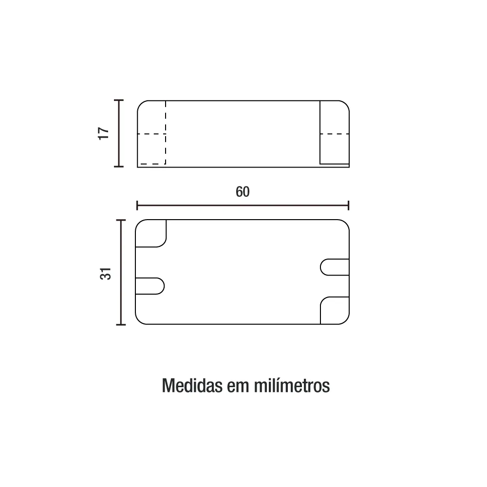 Driver Painel Led 12W Bivolt Blumenau 