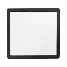 Painel de Led Sobrepor Quadrado 24W Preto 4100K Blumenau 