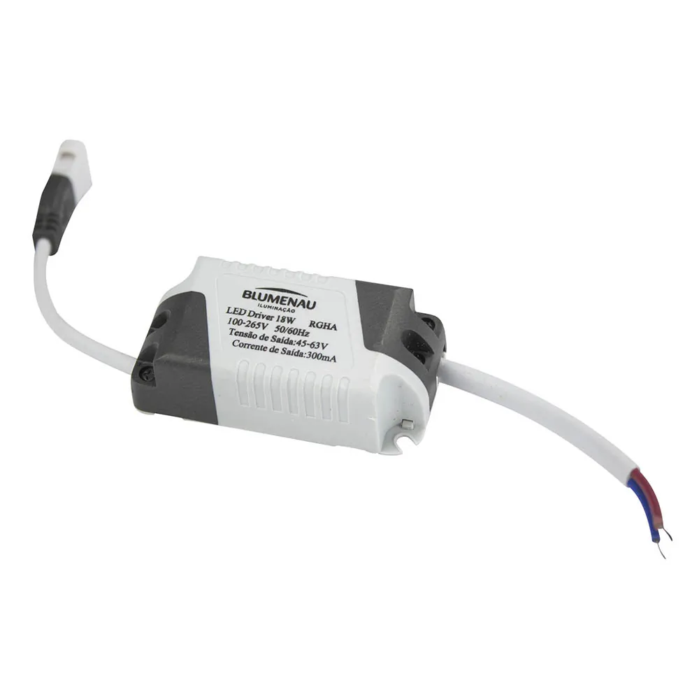Driver Painel Led 18W Bivolt Blumenau 