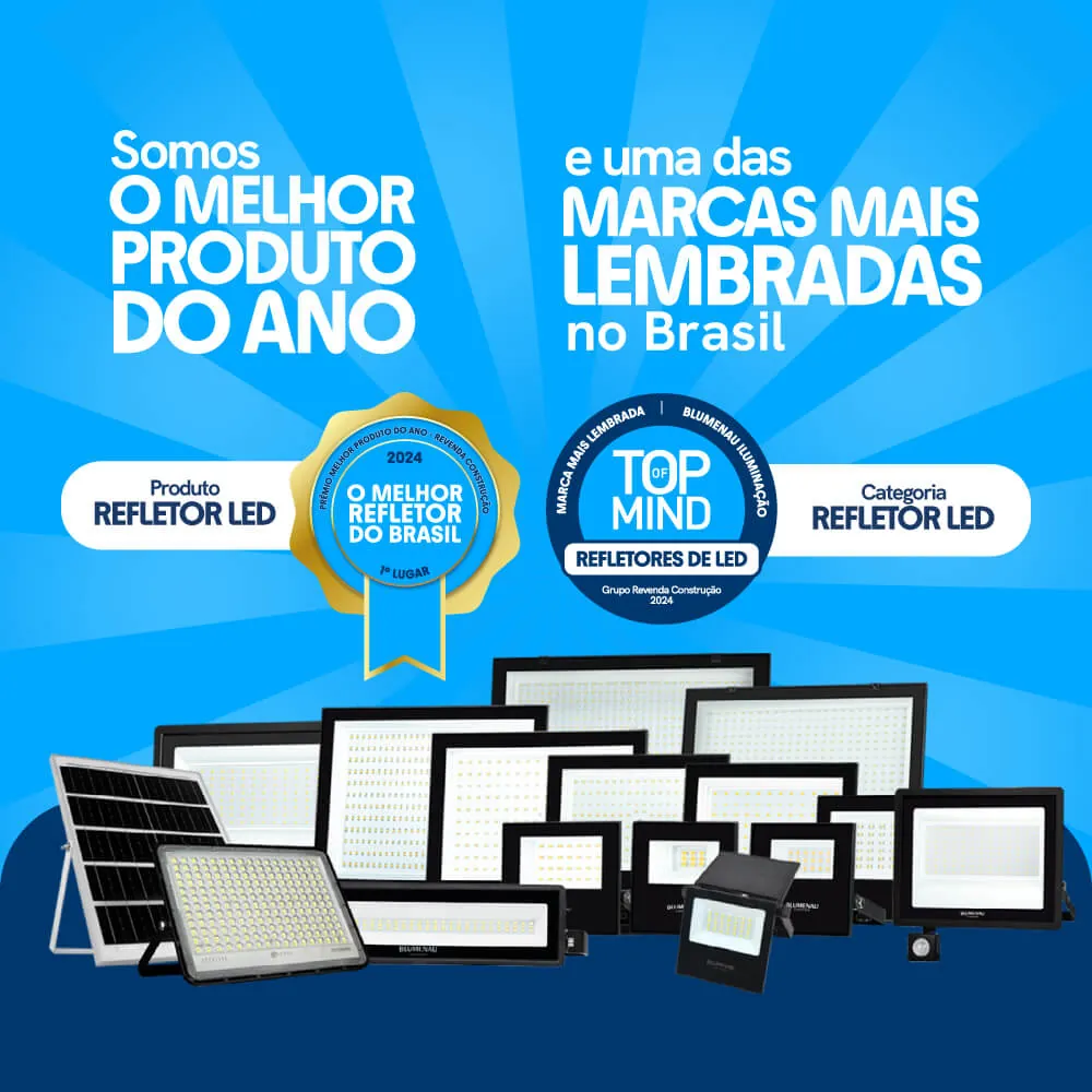 Refletor LED Play 50W 3000K IP66 Blumenau