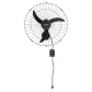 Ventilador de Parede 60CM 200W Preto Ventisol