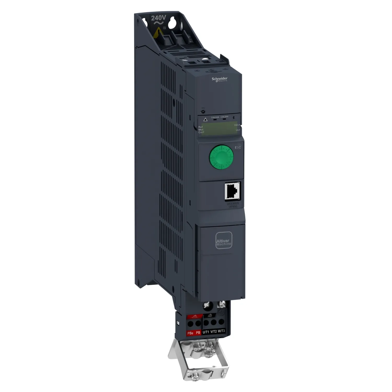 Inversor de Frequencia Trifásico 0.37kW/0,5CV 380V ATV320U04N4B Schneider