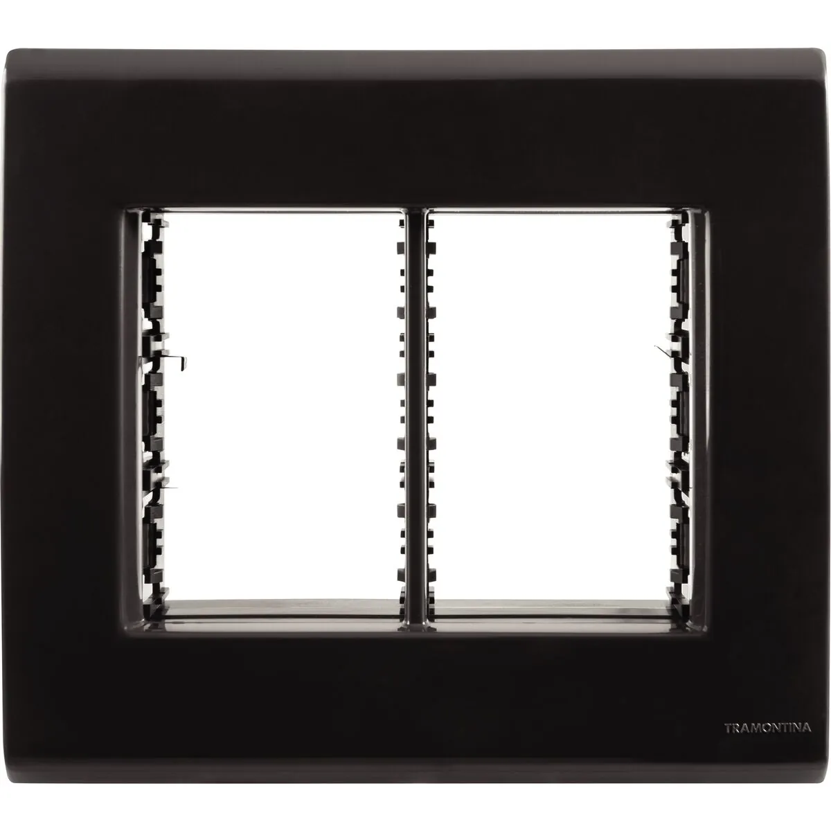 Placa 4X4 6 Postos Preto Liz 57106078 Tramontina 