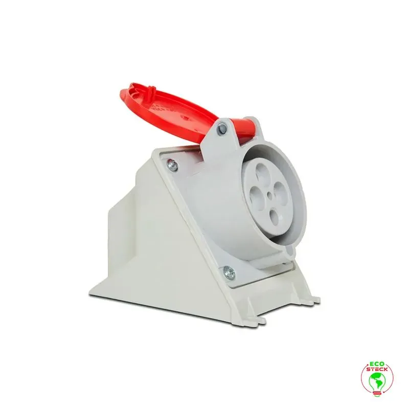 Tomada Sobrepor 3P+T 32A 380V N4206W Steck 