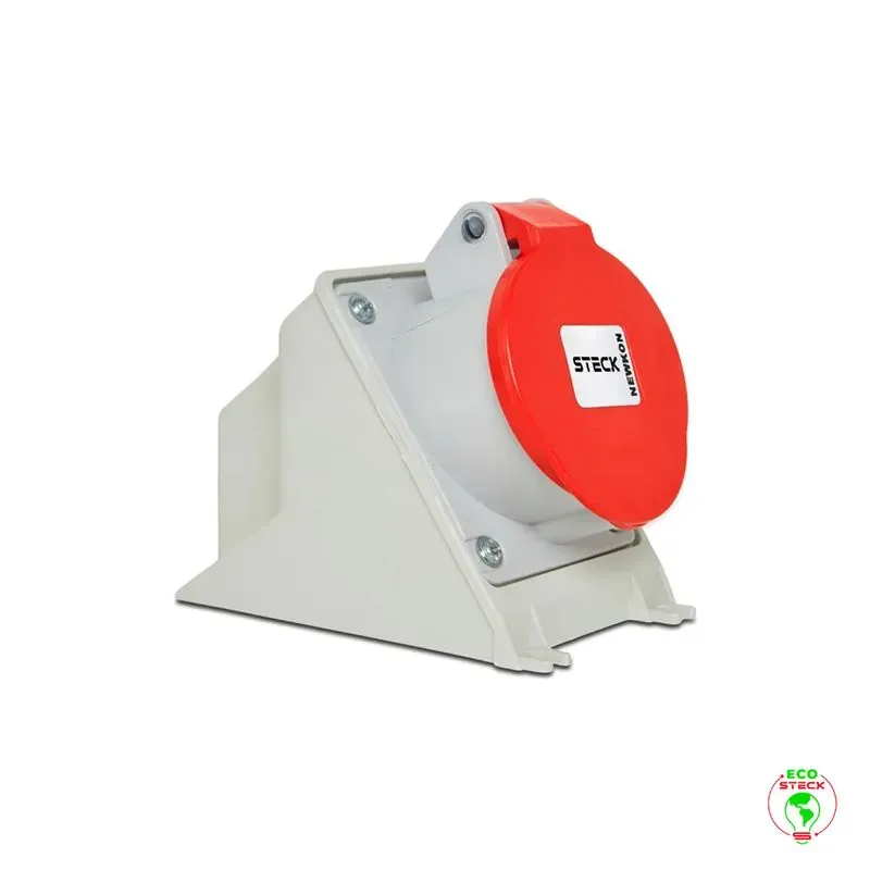 Tomada Sobrepor 3P+T 32A 380V N4206W Steck 