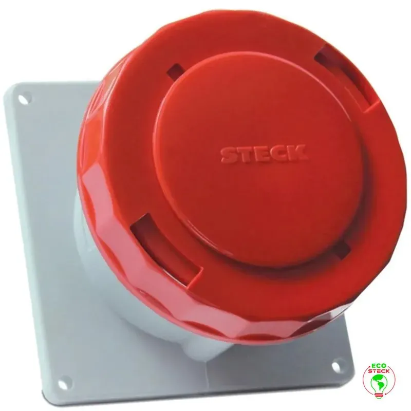 Tomada Embutir 3P+T 63A 380V S4546 IP67 Steck 