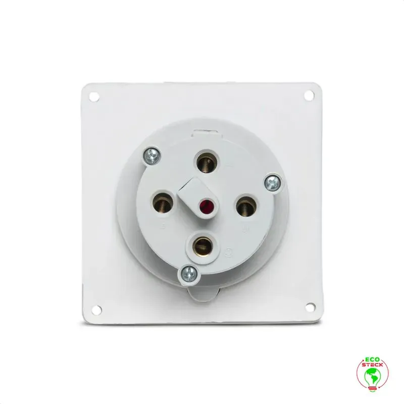 Tomada Embutir 3P+T 63A 380V S4546 IP67 Steck 