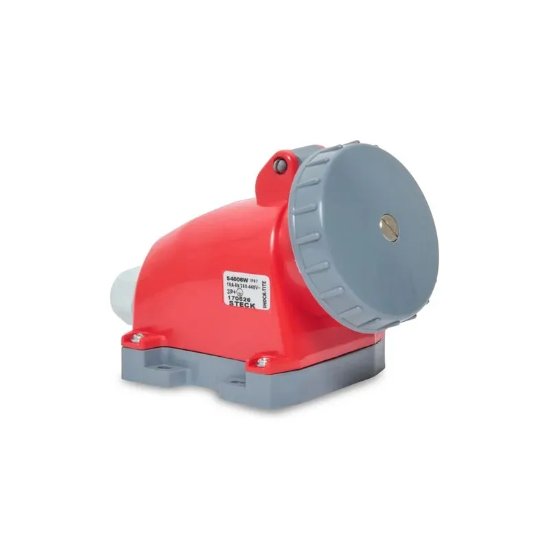Tomada Sobrepor 3P+T 16A 380V IP67 N4006W Steck