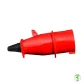 Plugue macho 3P+N+T 32A 380V N5276 Steck 