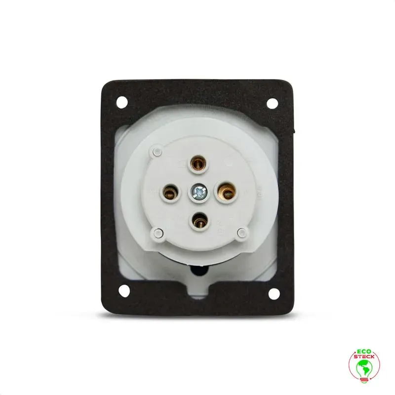Tomada Embutir 2P+T 16A 220V N3046 Steck 