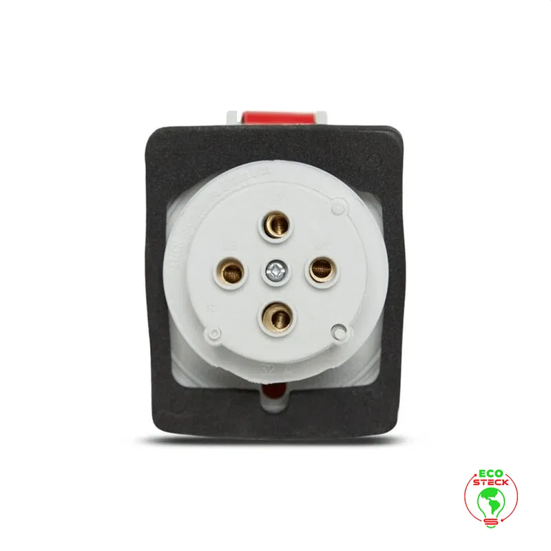Tomada Embutir 3P+T 32A 380V N4246 Steck