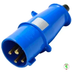 Plugue macho 3P+T 16A 220V N4079 IP44 Steck 