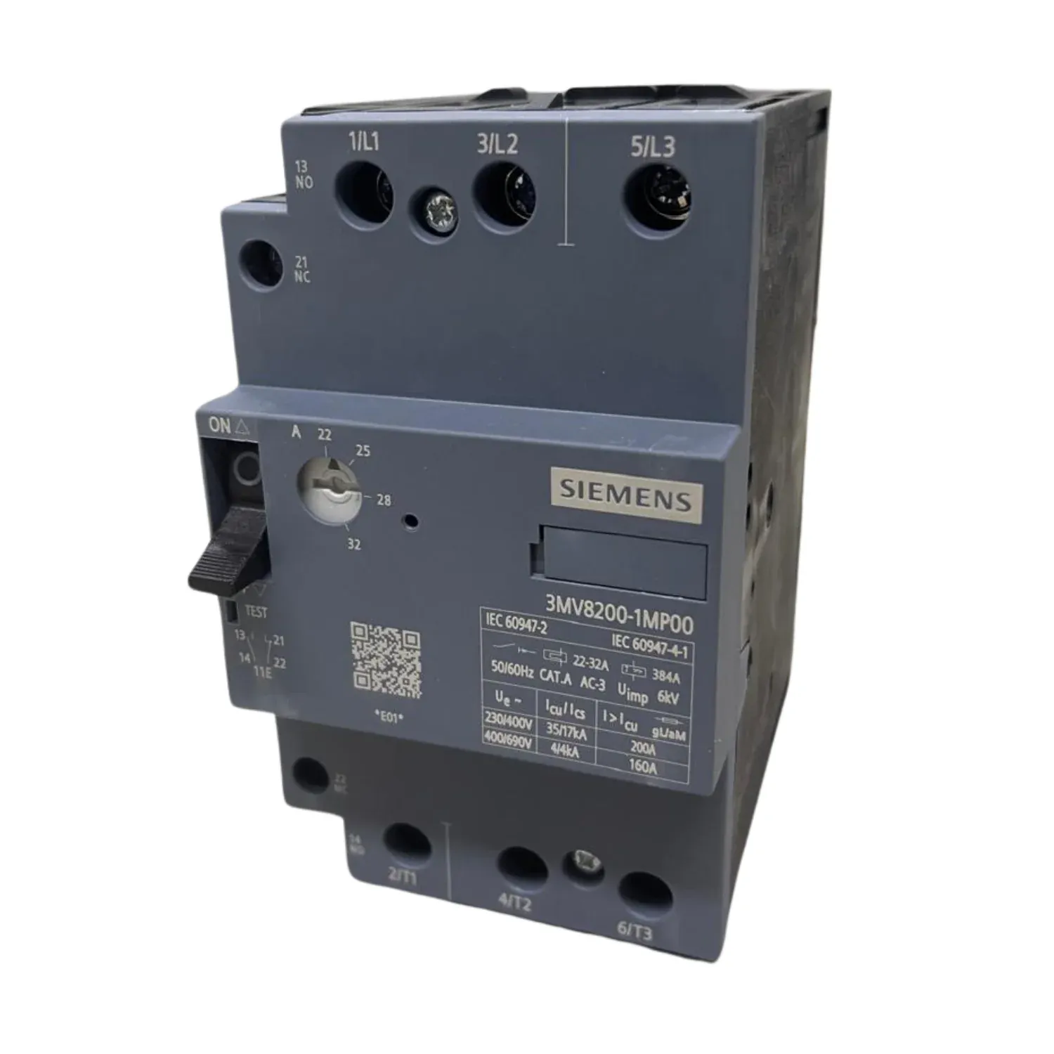 Disjuntor Tripolar Caixa Moldada Fixo 250A 25KA 380V 3VJ12253DA320AA0 Siemens