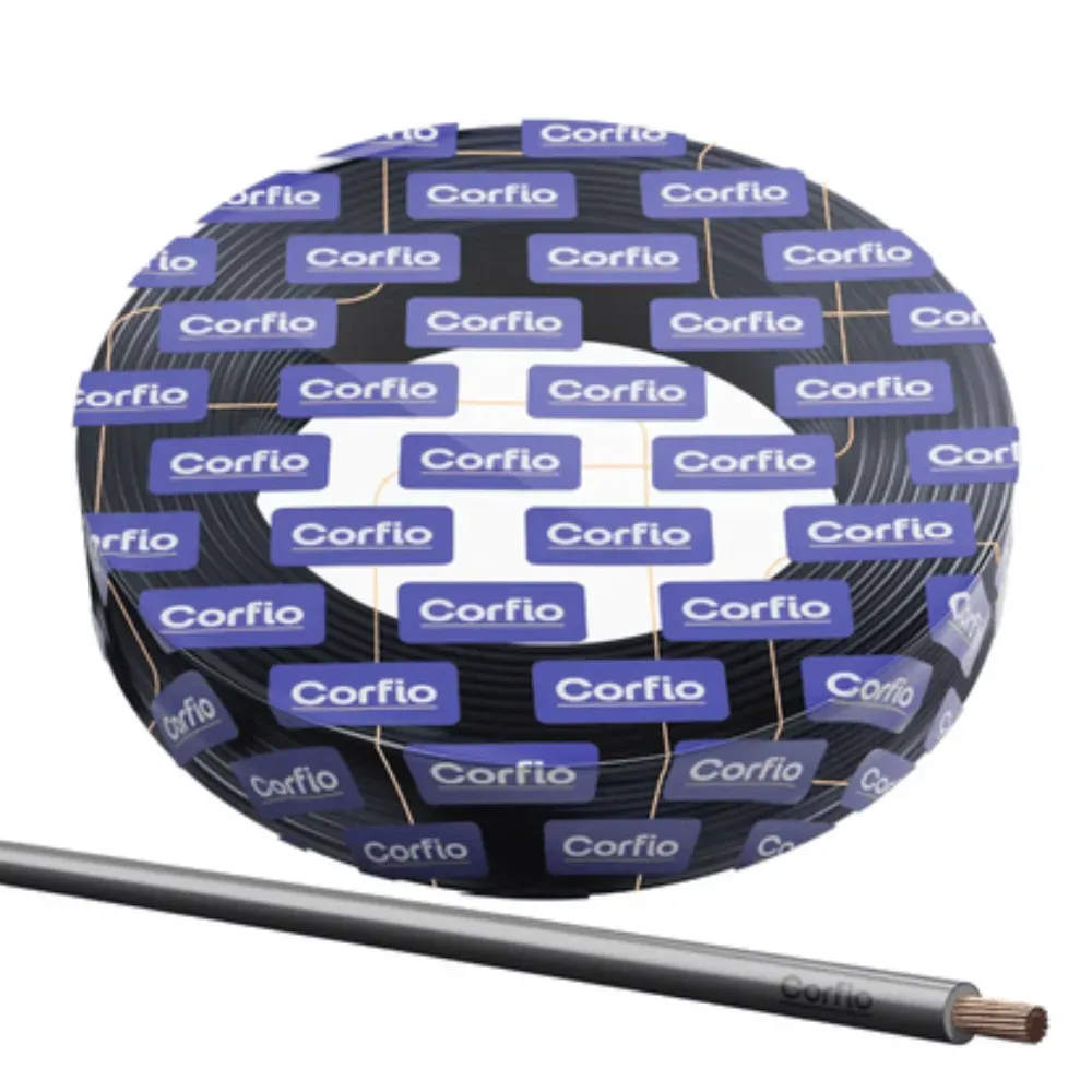Cabo Flexivel de Cobre 0.50MM Preto - 100MT 