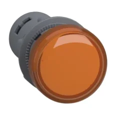 Sinalizador Amarelo 22MM 24V Monobloco XA2EVB5LC Schneider 