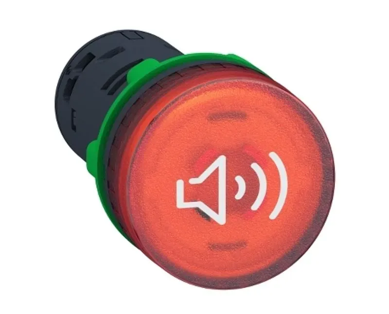 Sinalizador Sonoro Vermelho 24V XB5KS2B4 Schneider 