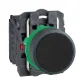 Botão de Impulso Preto 1NA+1NF 22MM XB5AA25 Schneider 