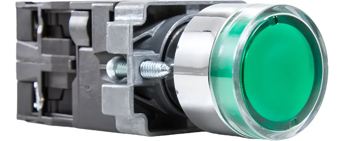 Botão de Led 24V 22MM ZB5AW0B31 Schneider