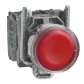 Botão Luminoso Metálico 1NA+1NF 22MM 250V XB4BW3465 Schneider 
