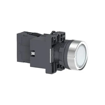 Botão Plastico Luminoso Branco 1NA 24V XA2EW31B1 Schneider