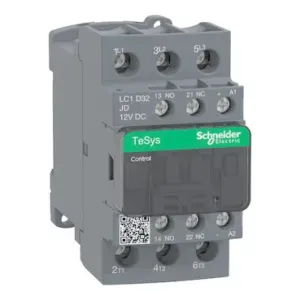 Contator 32A 12VCC LC1D32JD Schneider 