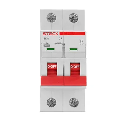 Disjuntor Bifásico 16A SDD62C16 Steck