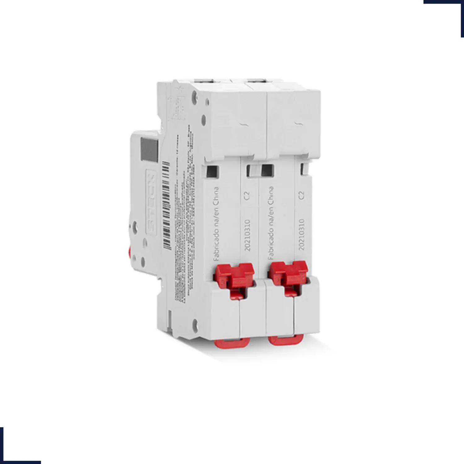 Disjuntor Bifásico 16A SDD62C16 Steck