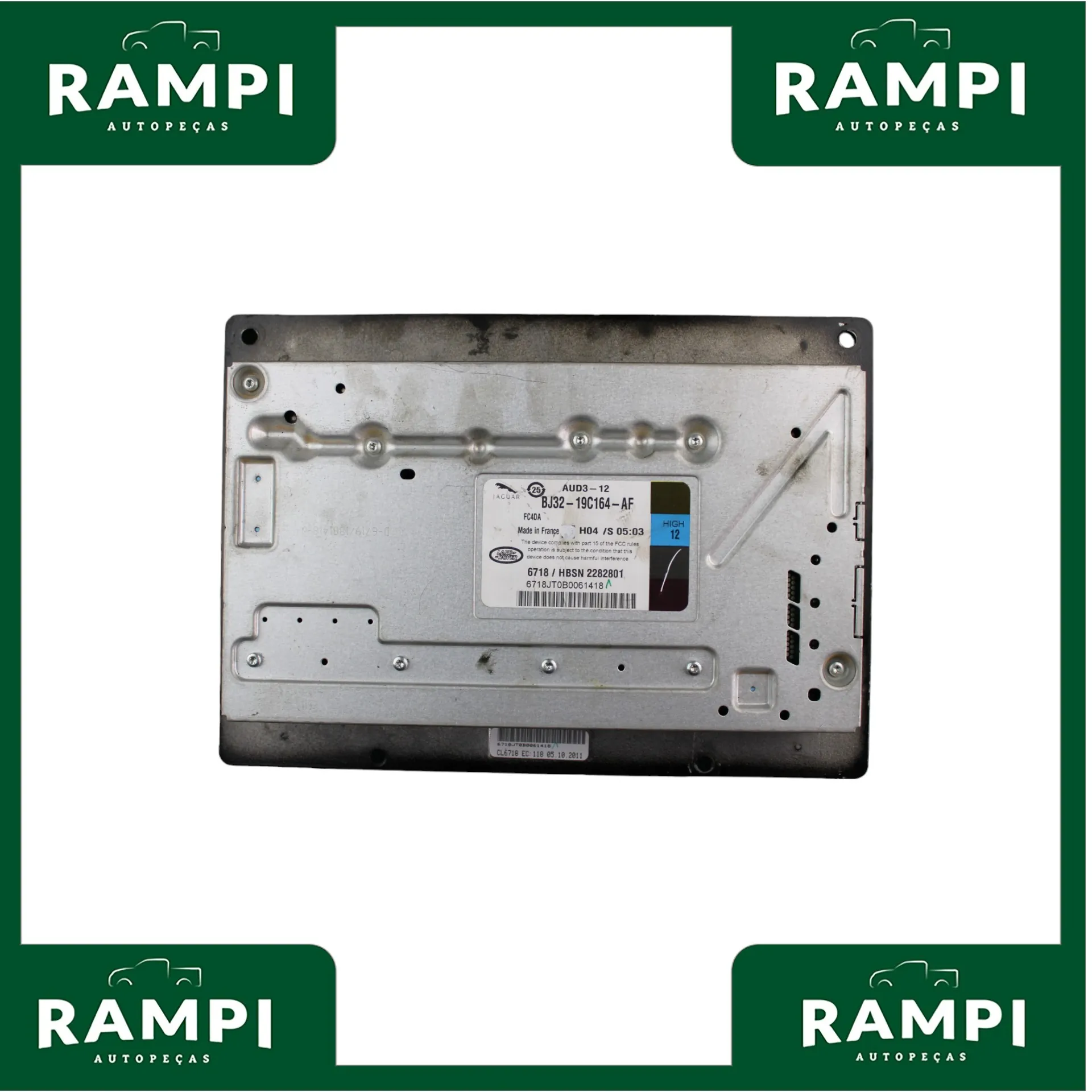 Módulo Central Amplificador Som Discovery 4 2012 Bj3219c164af