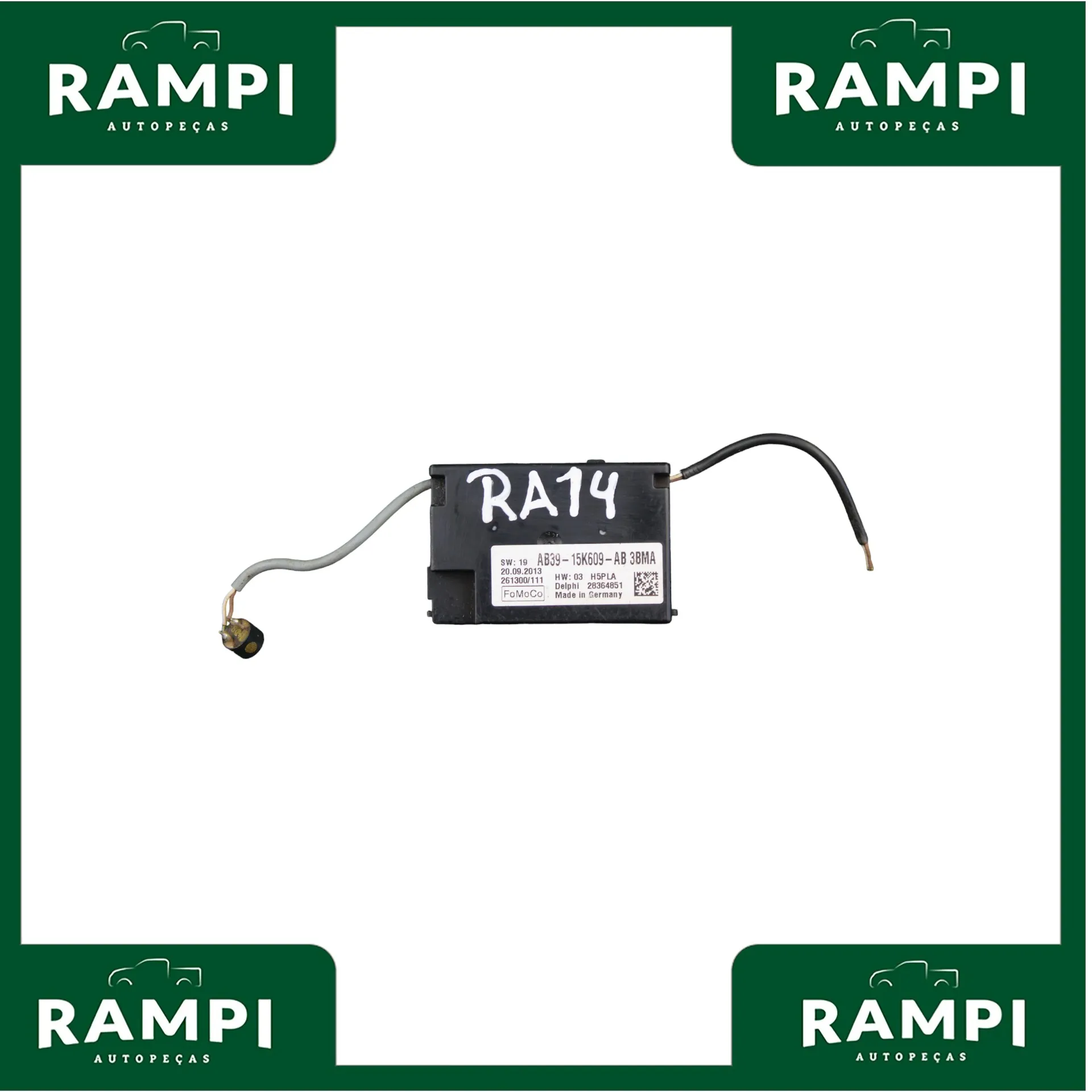 Módulo Luz de Teto Ranger 2014 Ab3915k609ab