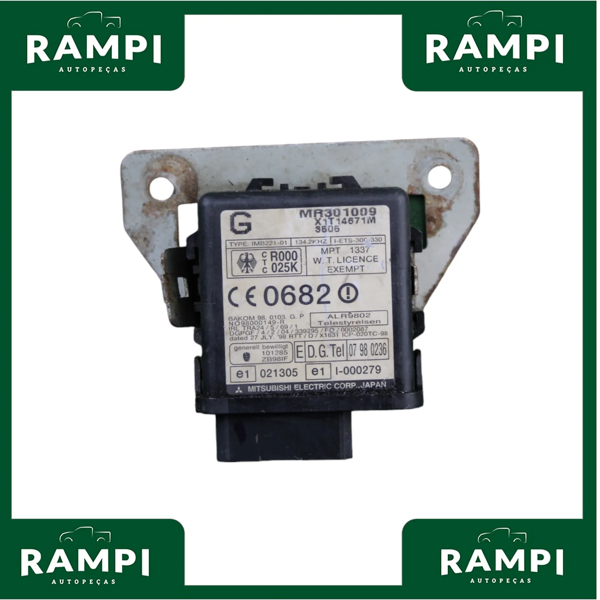 Módulo Central Ecu Imobilizador L200 Outdoor 2010 2.5 Mr301009