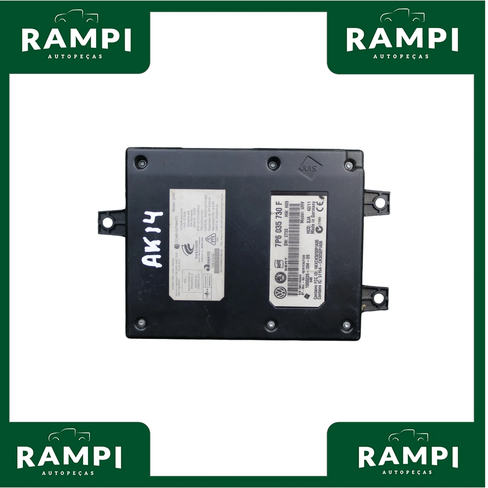 Módulo Central Bluetooth Amarok 2014 7p6035730f