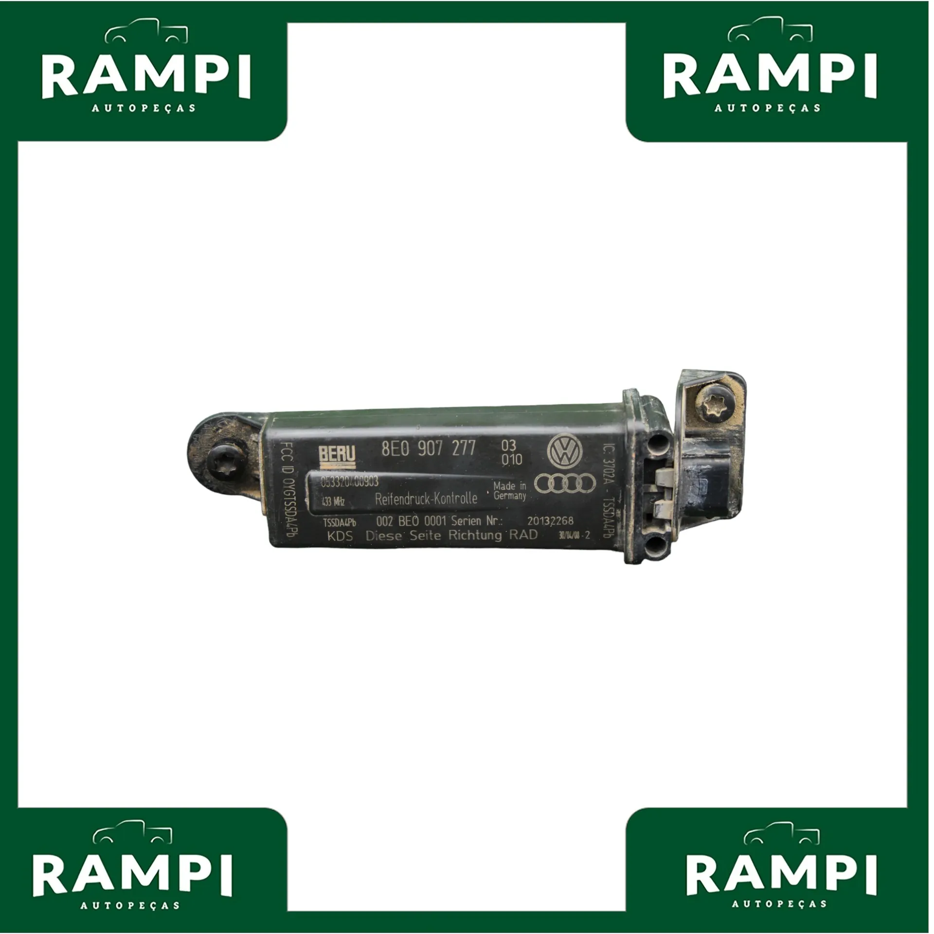 Módulo Central Sensor Pressão Pneu Porsche Cayenne 2008 8e0907277