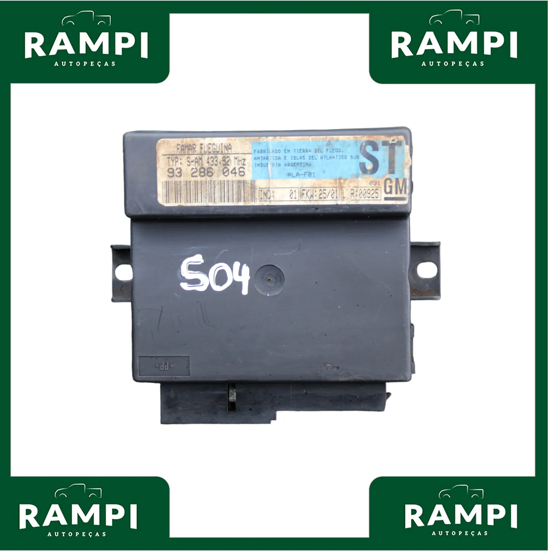 Módulo Central Alarme S10 2004 93286046