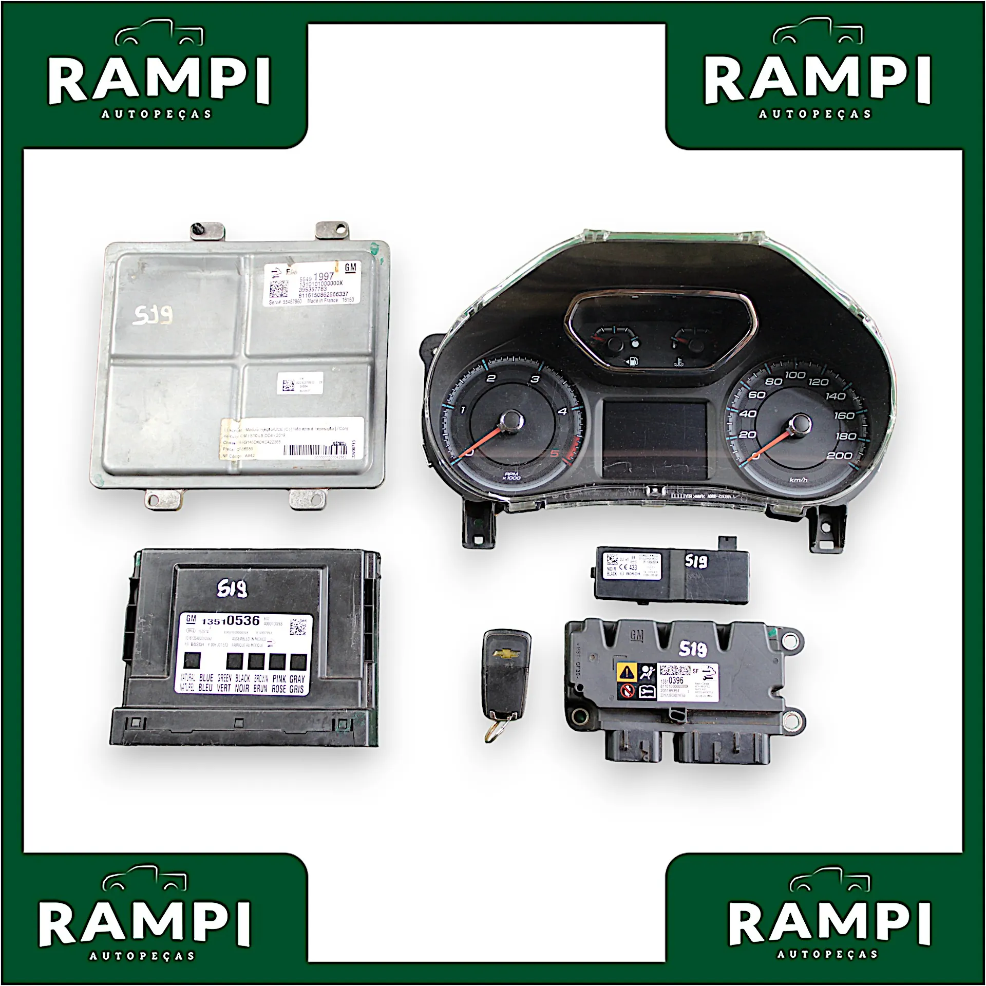 Kit De Injeção S10 2019 2.8 Diesel Aut. 4x4 55491997 13510536