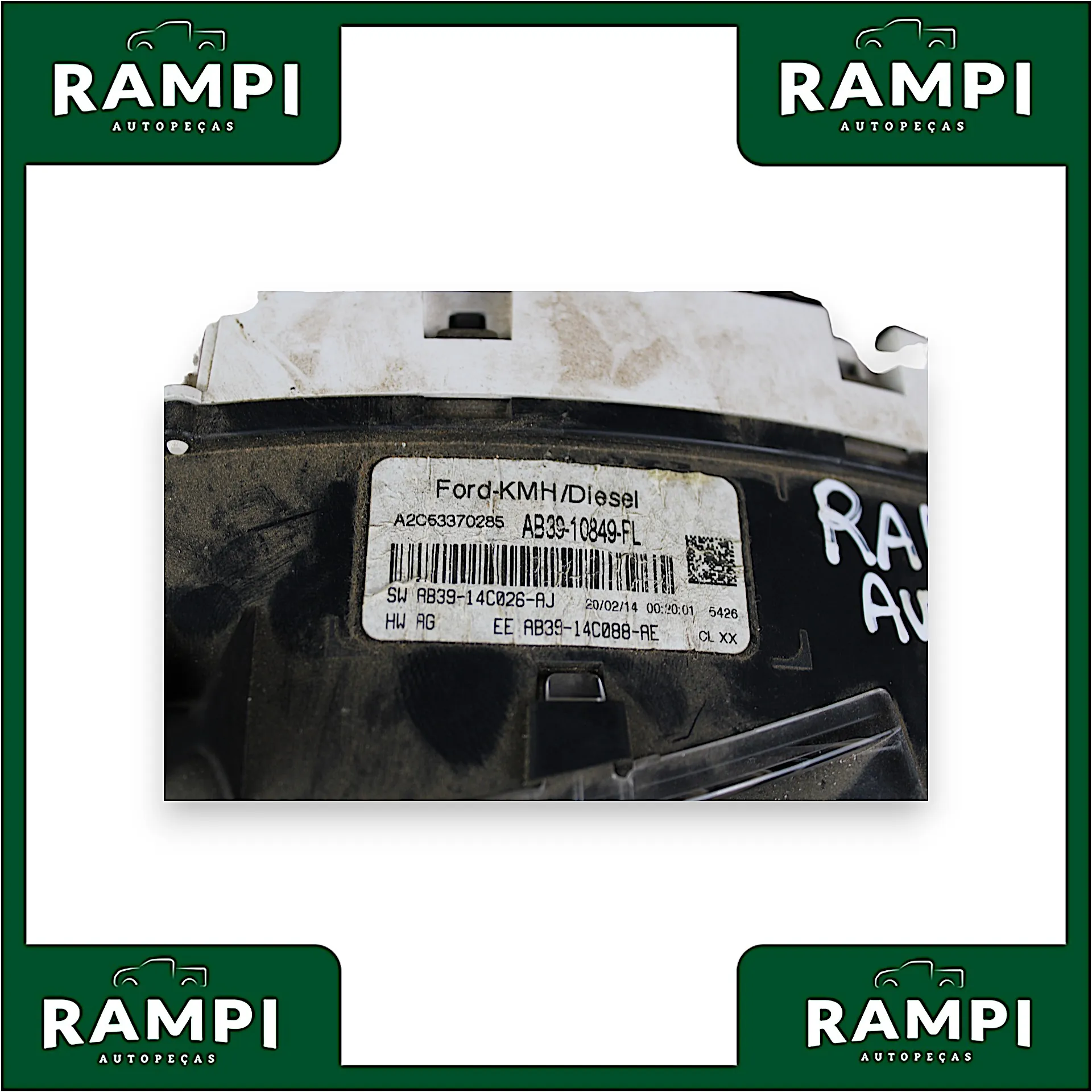 Kit Injeção Ford Ranger 2014 3.2 Aut. ab3912a650ff ab3914a073bl ab3910849fl