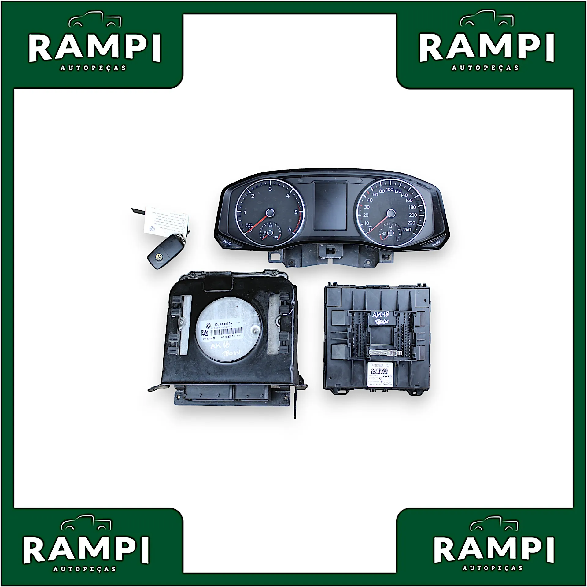 Kit Injeção Volkswagen Amarok 2018 180cv 03l906012ga 2h6920871