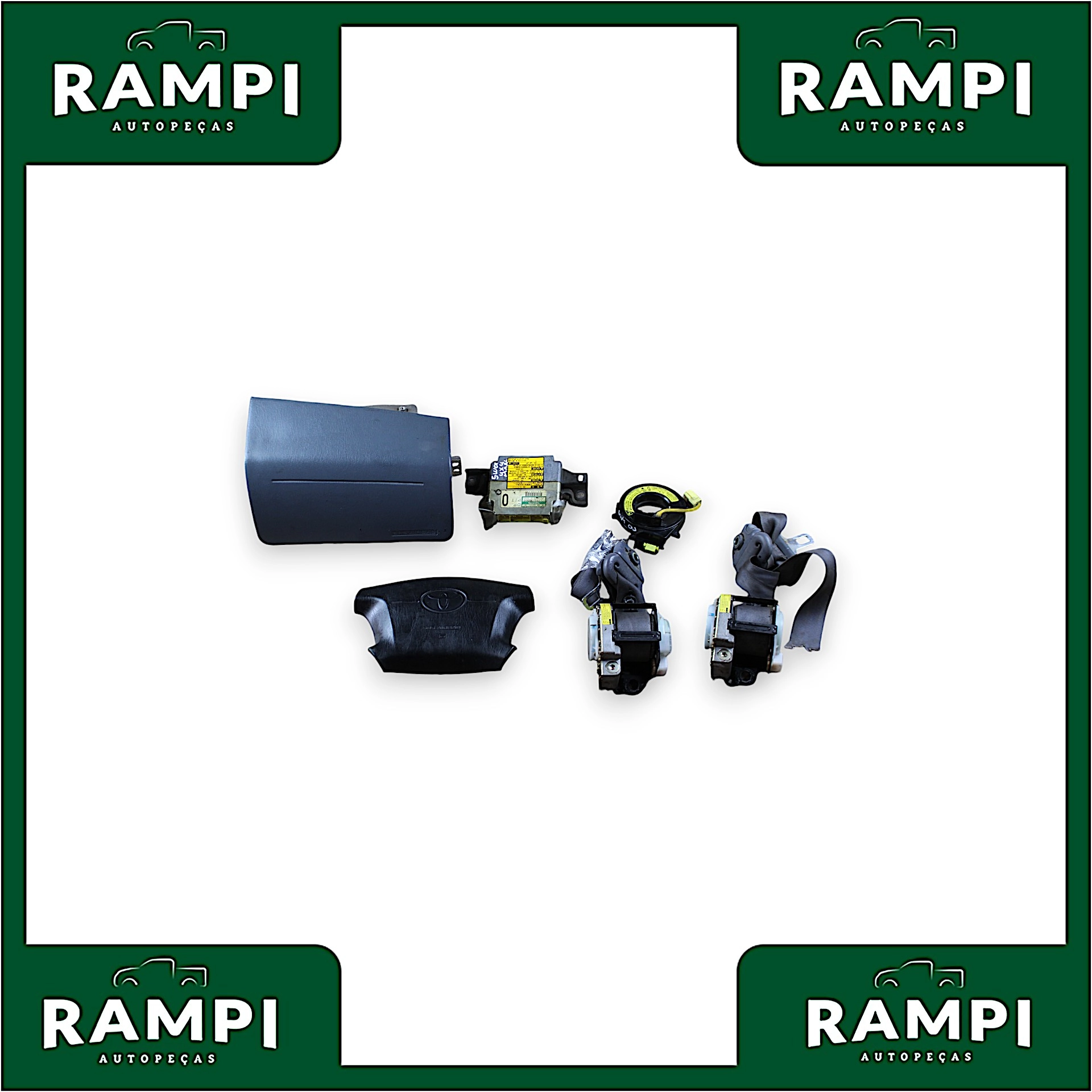 Kit Airbag Com Bolsa Toyota Hilux Sw4 2001 8917035080 (Sem capa do painel)
