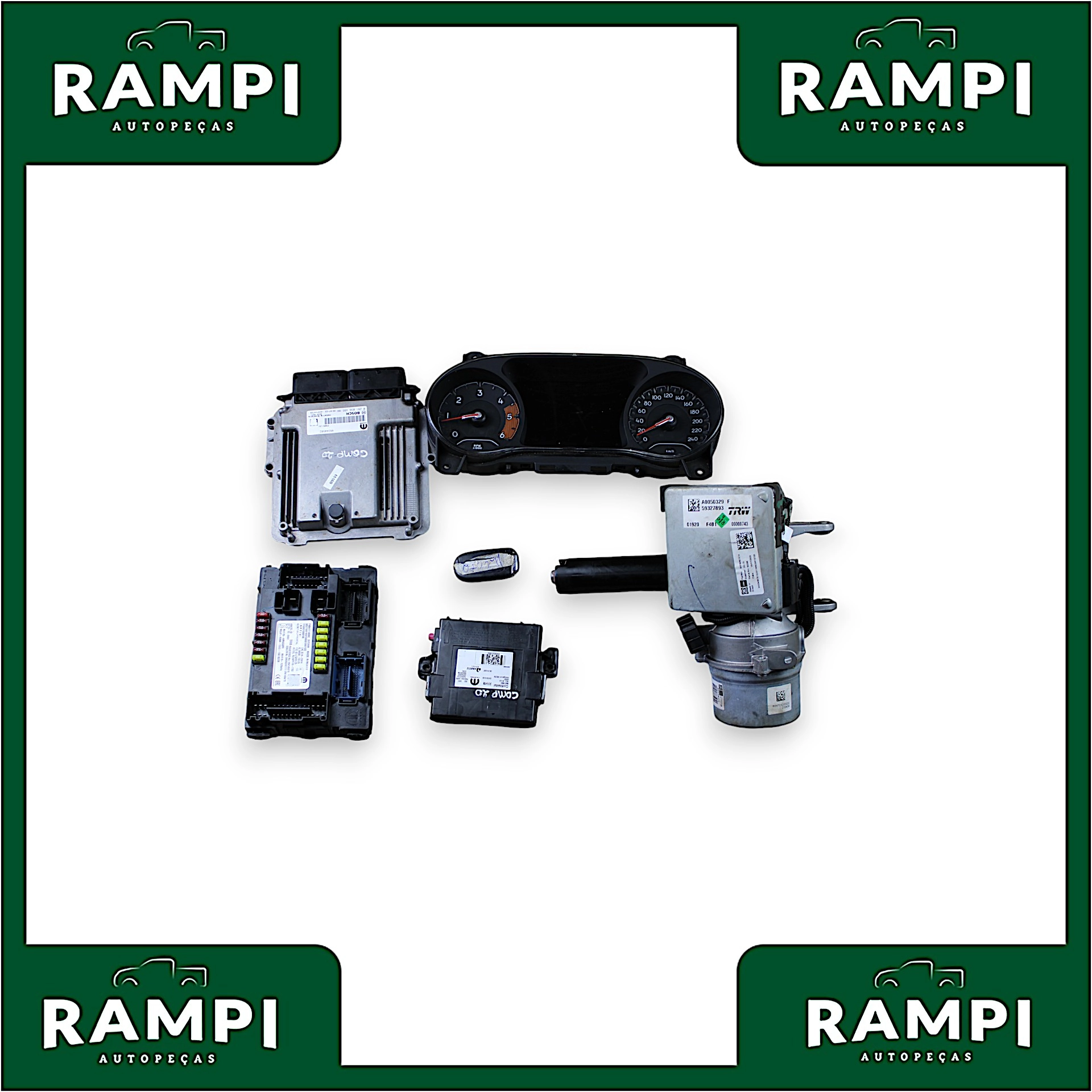 Kit Injeção Jeep Compass 2020 2.0 p68462434aa A0050329 46344602 A2c98028612
