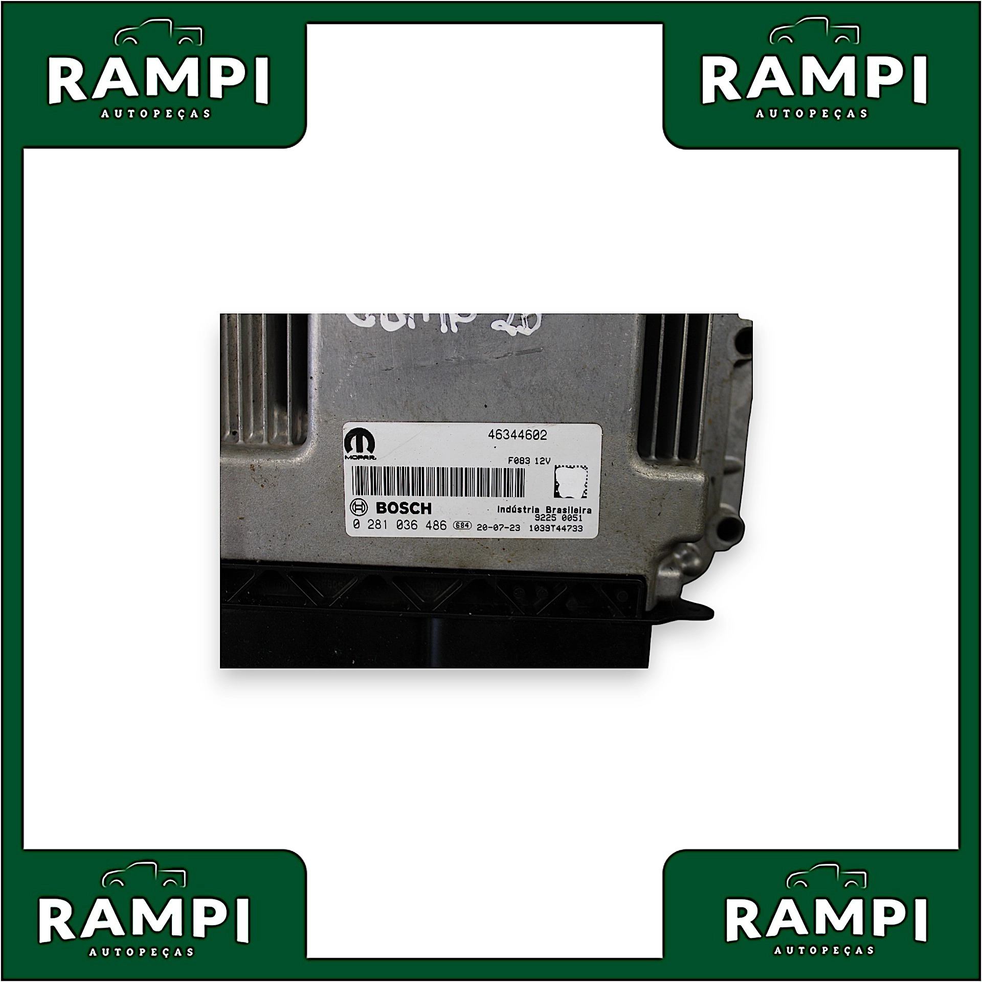 Kit Injeção Jeep Compass 2020 2.0 p68462434aa A0050329 46344602 A2c98028612