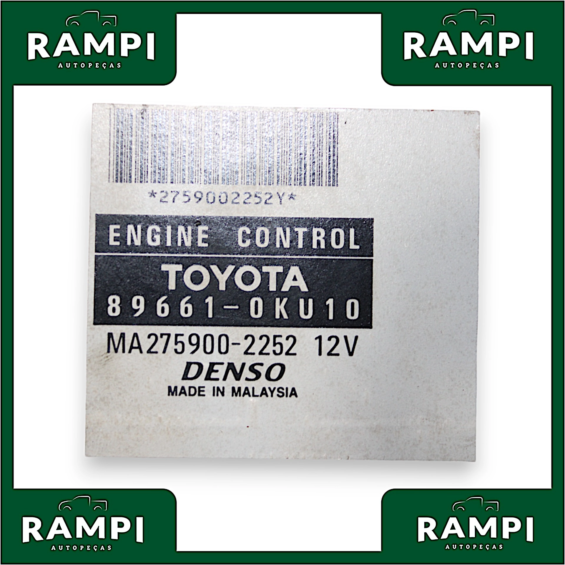 Kit Injeção Toyota Hilux 2010 3.0 896610ku10 Com Chave 