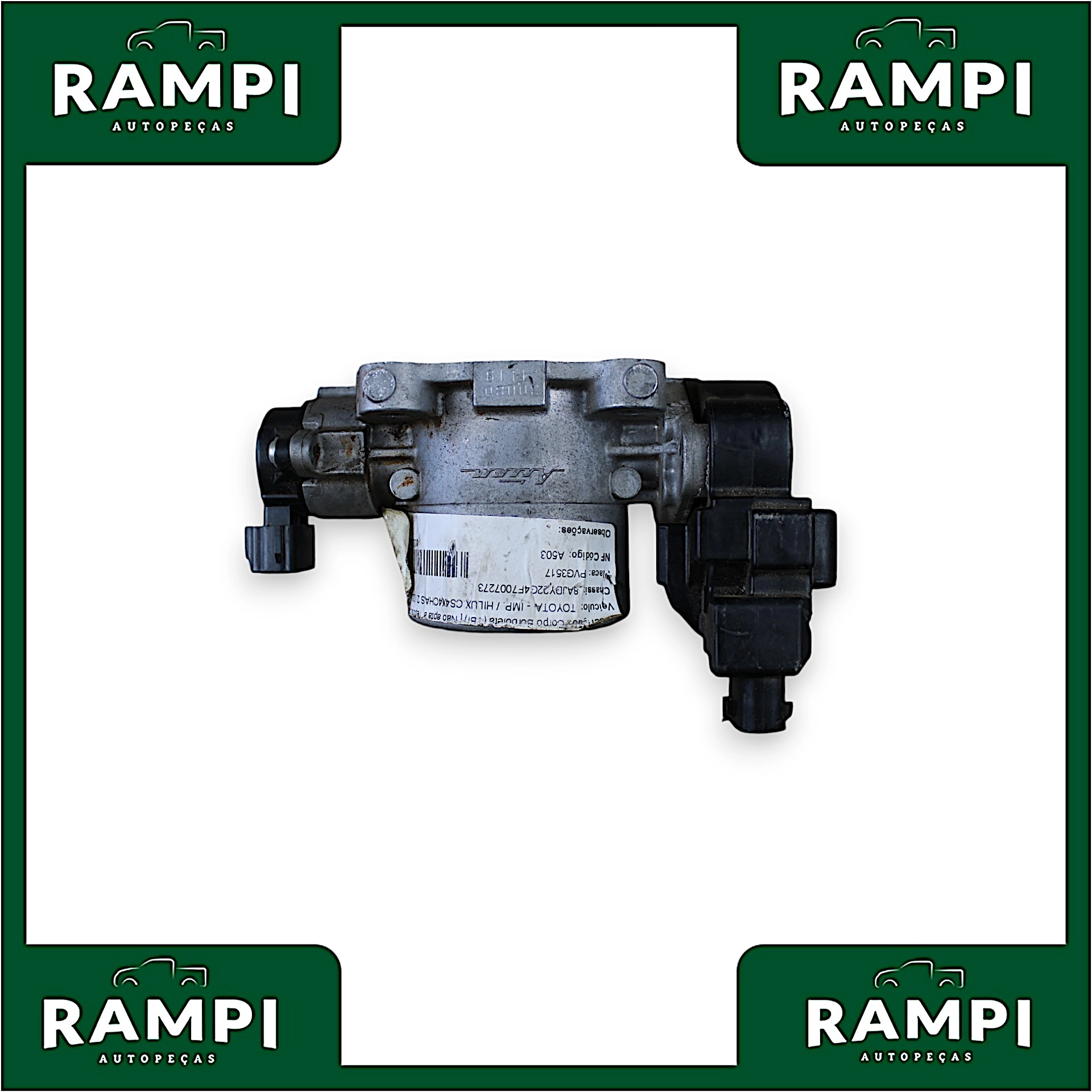 TBI Corpo De Borboleta Toyota Hilux 2014 3.0 Diesel 1923002010