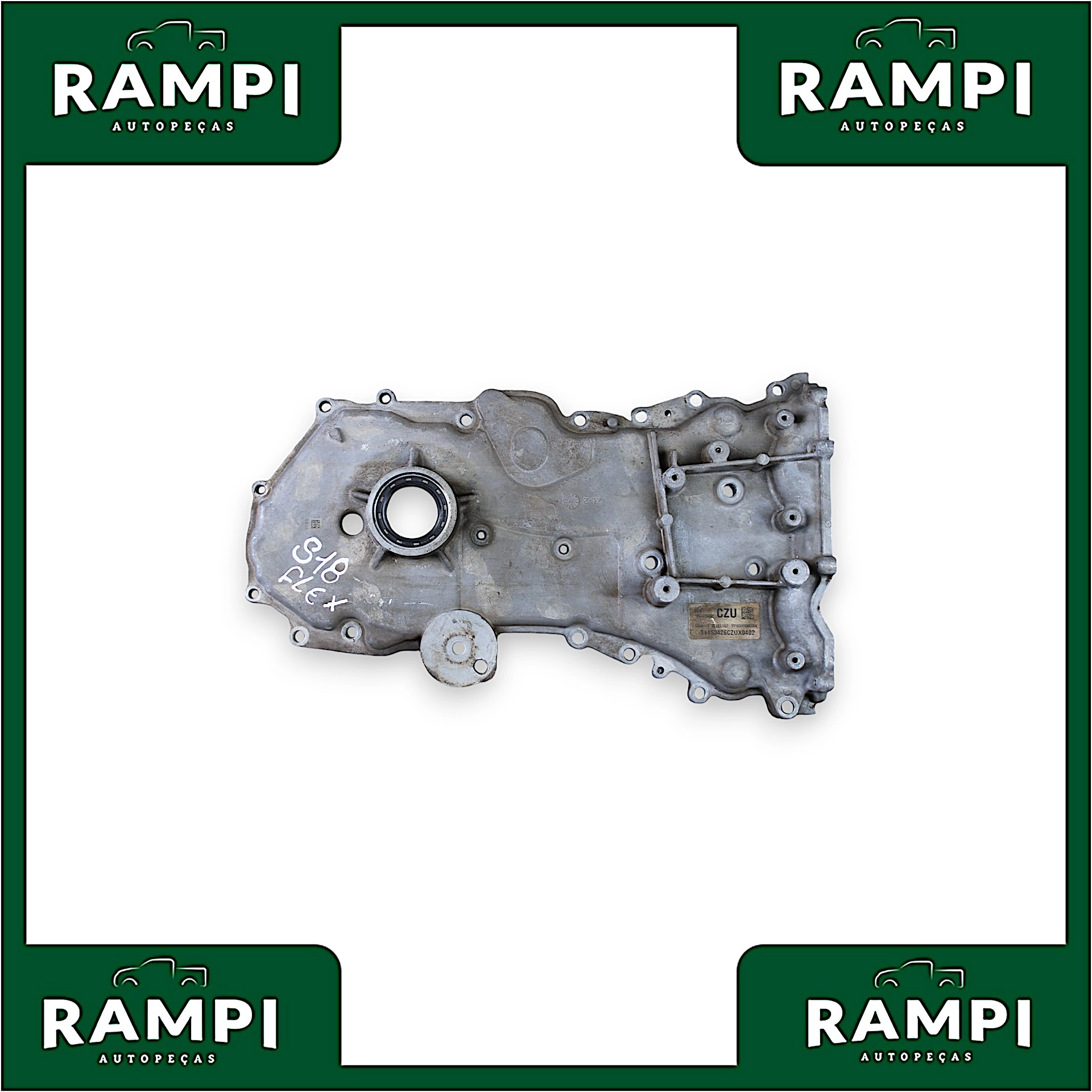 Flange Tampa do Motor GM S10 2018  Flex 2.5 