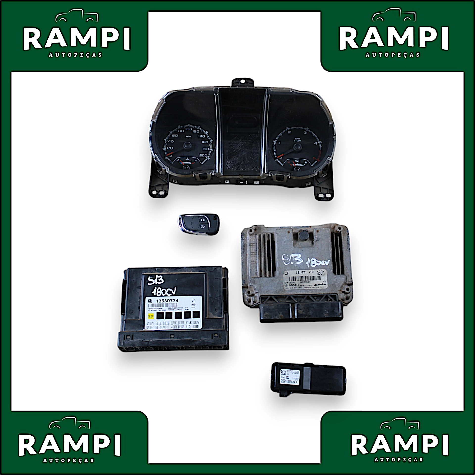 Kit Injeção GM S10 13535990 (Com Chave)