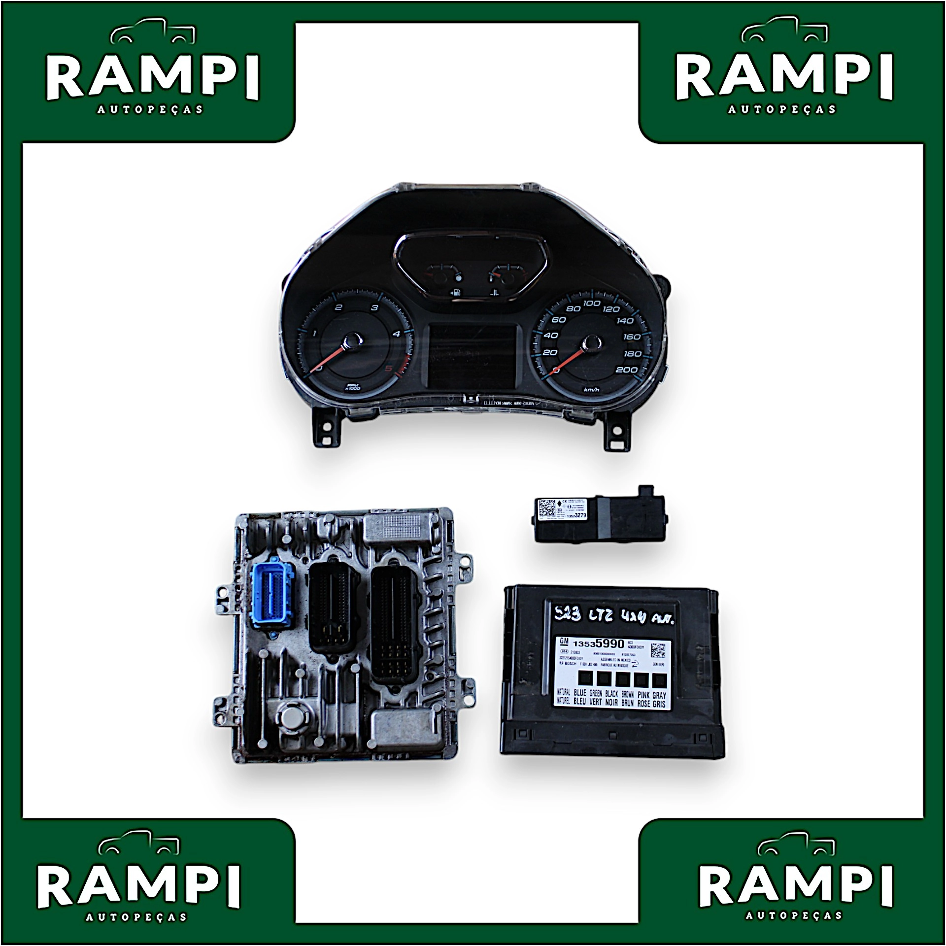 Kit Injeção GM S10 13535990 (Com Chave)