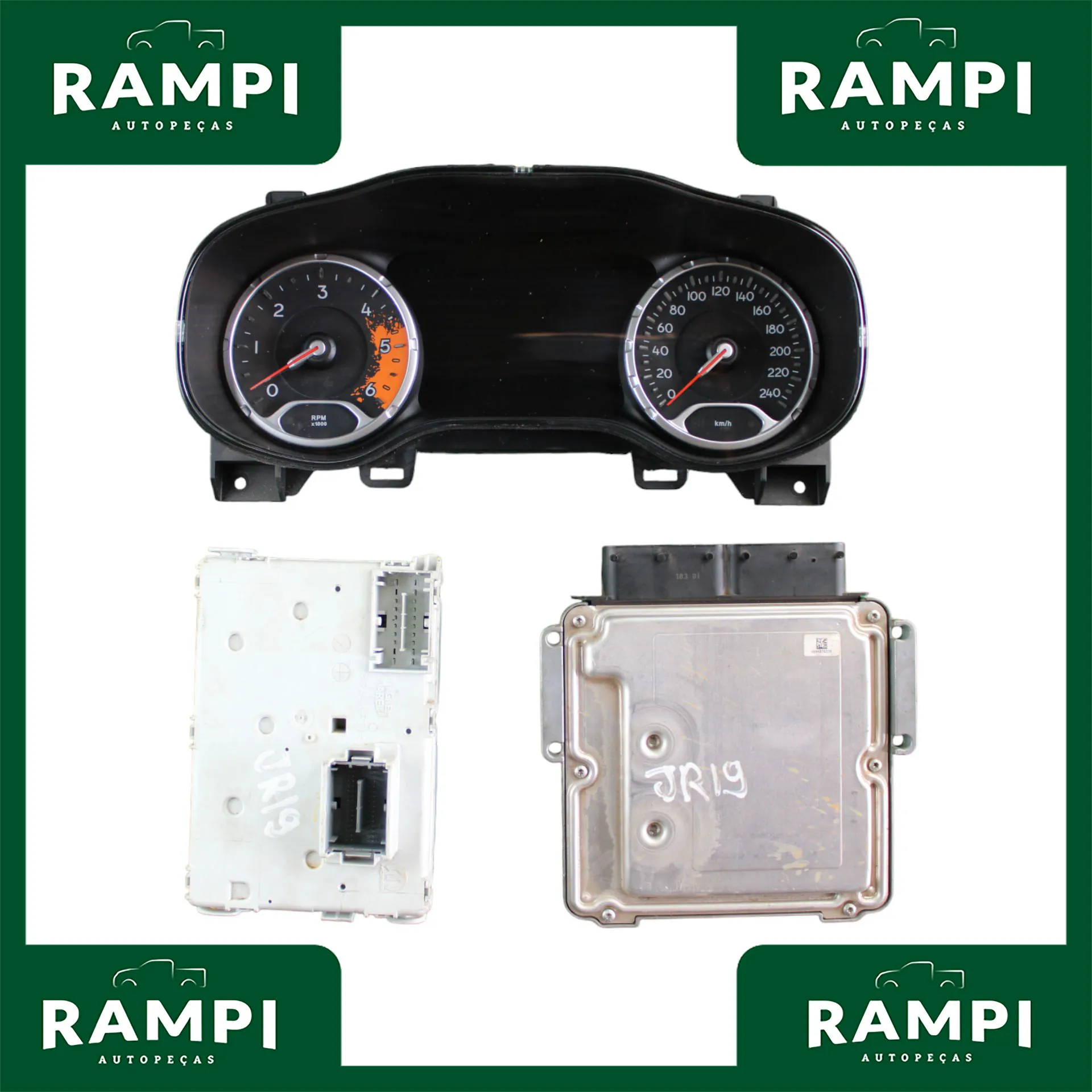 Kit De Injeção Jeep Renegade 2019 2.0 Diesel Sem Chave 0281031204 55265162