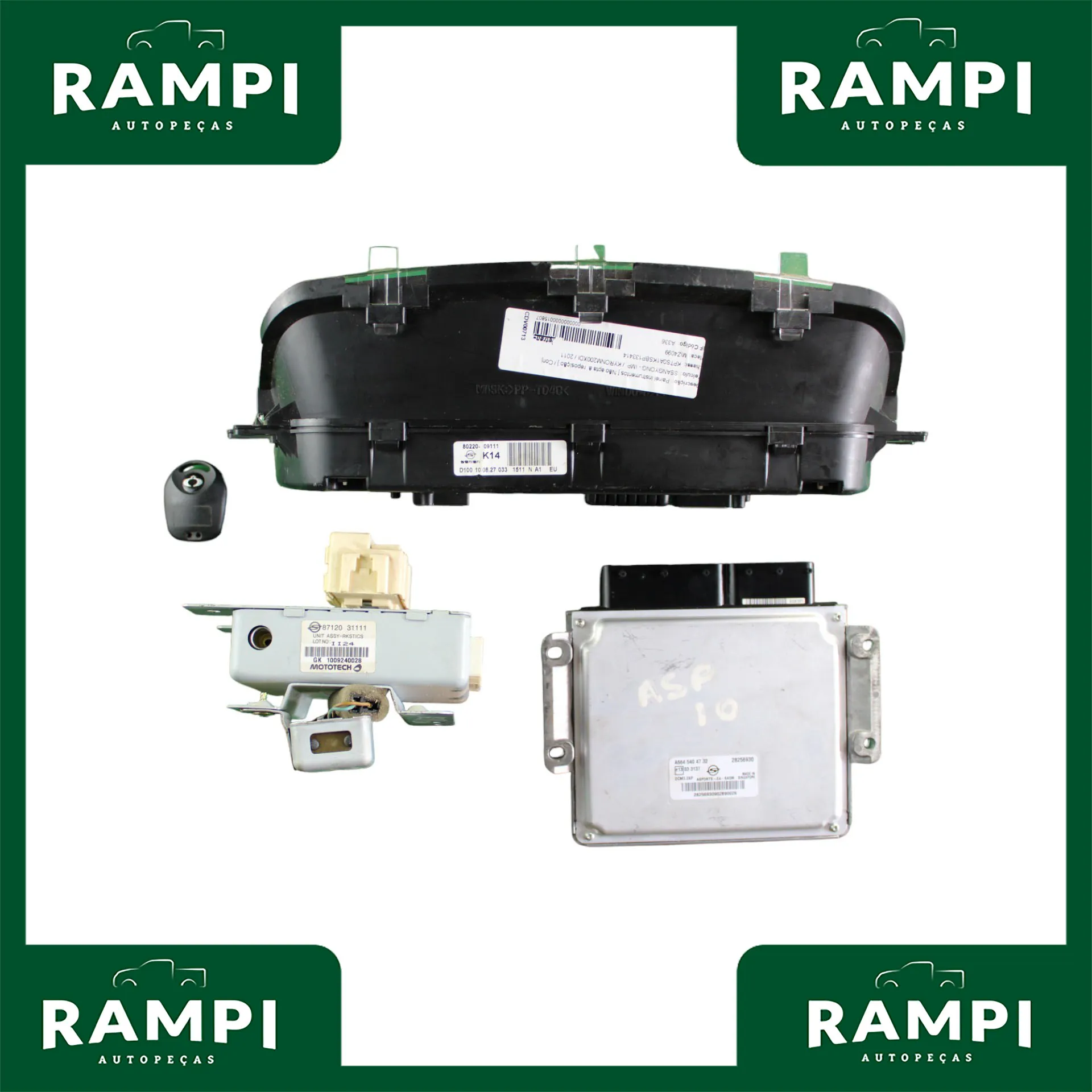 Kit De Injeção Actyon Sports 2010 2.0 Diesel A6645404732 28256930
