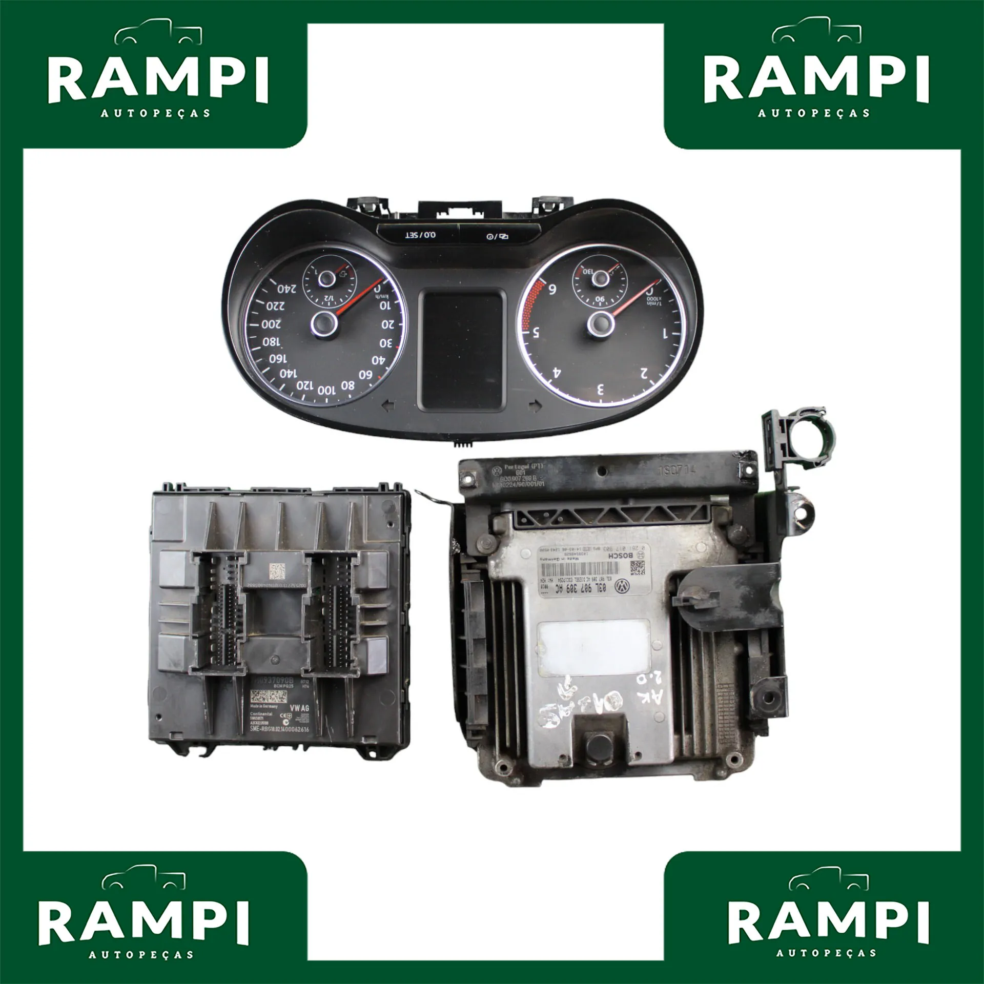 Kit De Injeção Amarok 2014 2.0 Diesel Aut. Sem Chave 03l907309ac