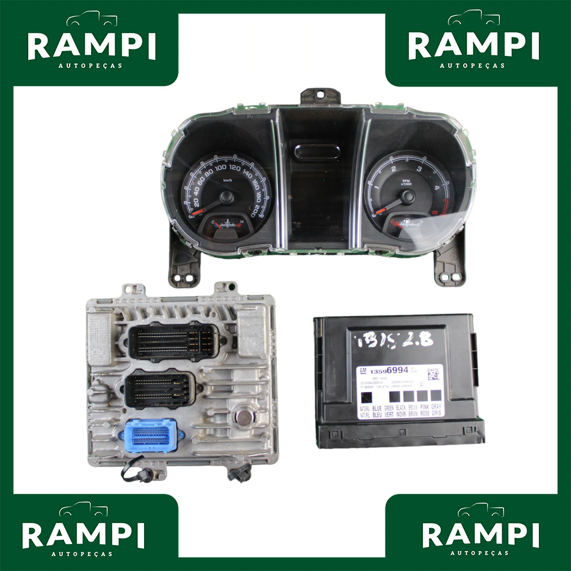 Kit De Injeção Trailblazer 2015 2.8 Diesel Sem Chave 13596994 55490366