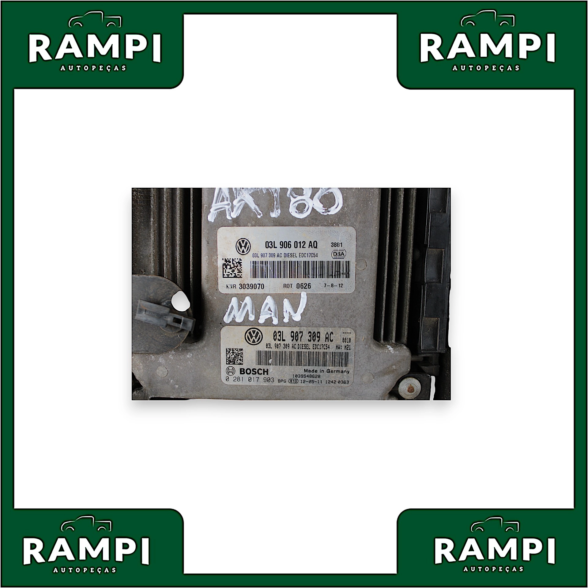 Kit Injeção Volkswagen Amarok 180cv aut. 03l907309ac 0281017903